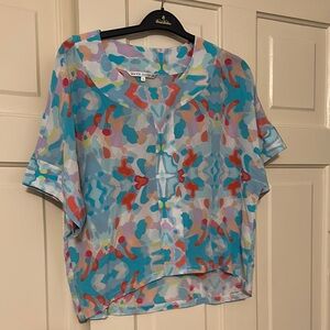 Annie griffin size S Colorful Abstract Women's Top